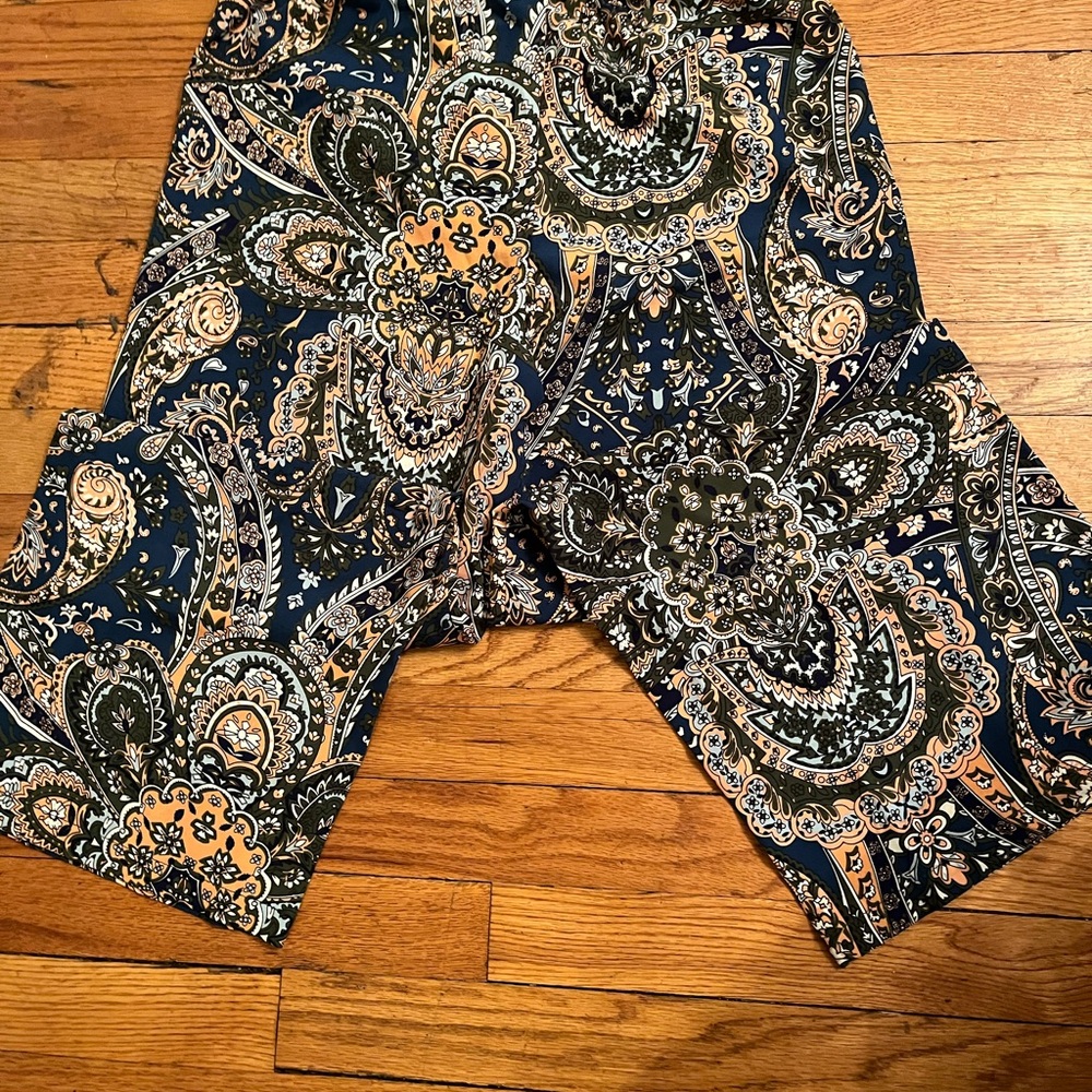 Paisley Wide Leg Pants